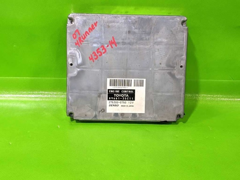 07 4RUNNER 4.0L 2WD ECM ENGINE CONTROL MODULE OEM 4353-14