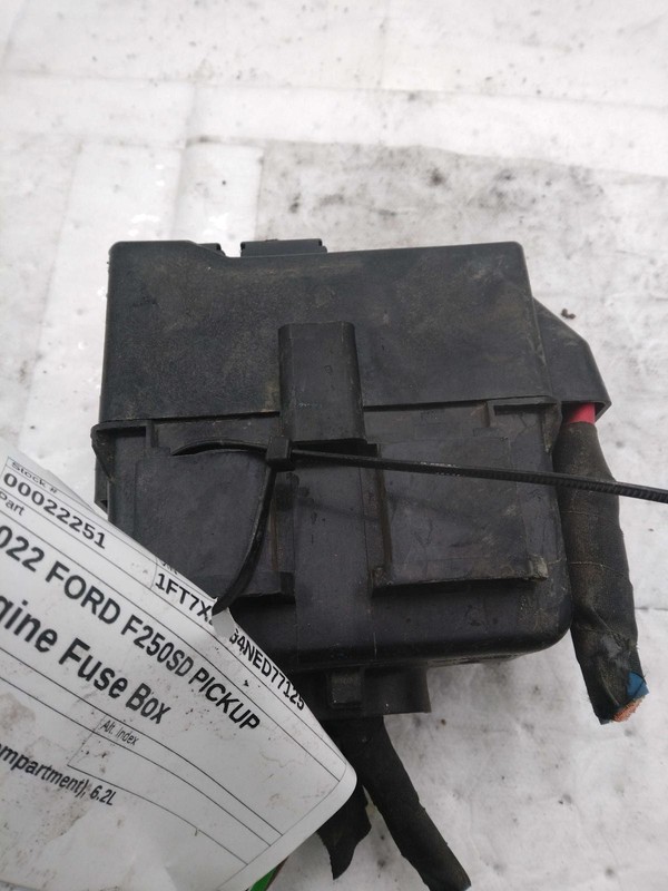 2022 Ford F250SD Pickup OEM Fuse Box NC3T12A581BHC, 30000 Miles, White