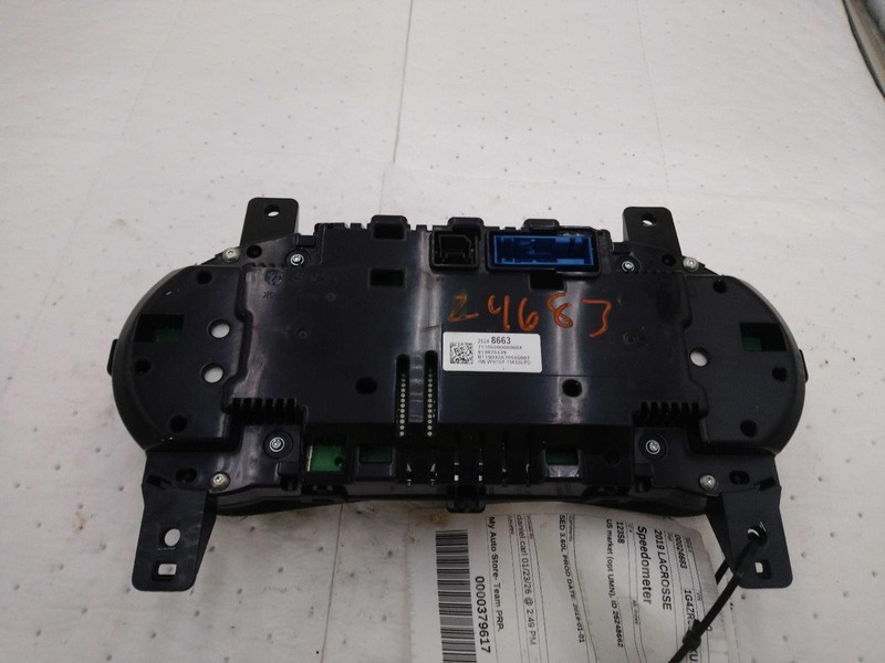 2019 Buick LaCrosse Speedometer Gauge OEM Grey 30K Miles NJ25-24683-622632