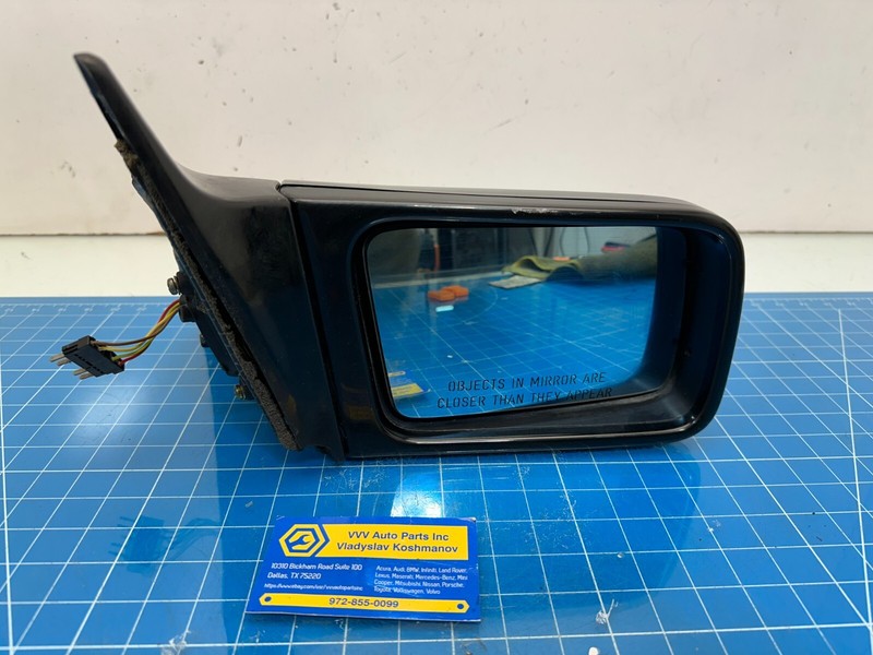 90-96 Mercedes SL R129 RIGHT PASSENGER SIDE REAR VIEW DOOR POWER MIRROR Black OE