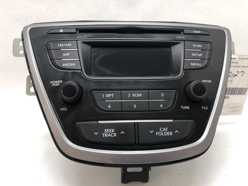 13 HYUNDAI ELANTRA 1.8L radio assembly head unit OEM 1 Year Wnty!