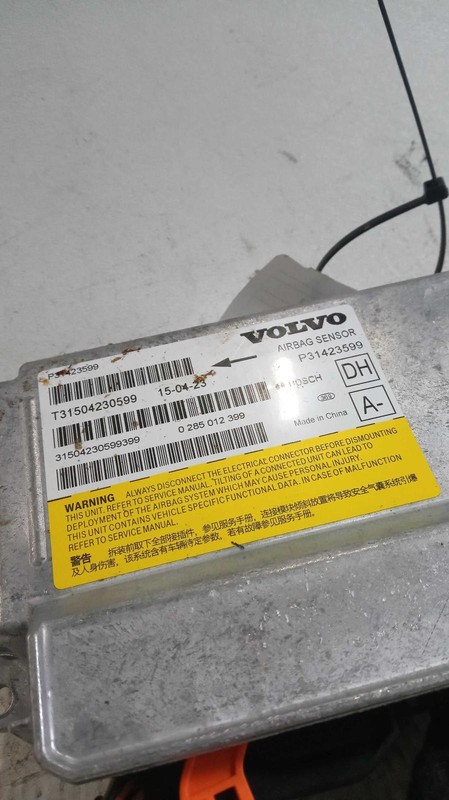 Used Air Bag Module fits: 2016 Volvo S60 Air Bag ID 31451752 Grade A