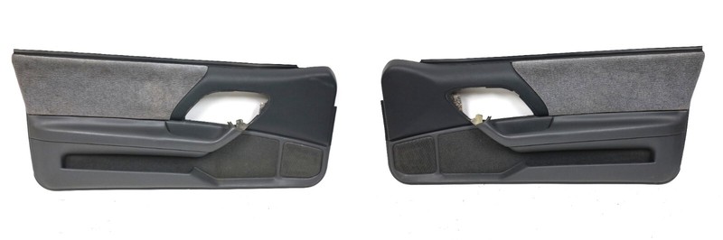 1993-1999 Camaro Door Panels Dark Gray Driver & Passenger OEM No Cracks Used