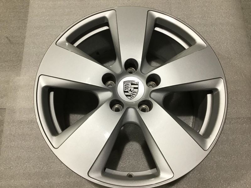 2019-2020 Porsche Cayenne67563 Wheel 19 x 8.5 5 Spoke Silver Front 9Y0601025AR