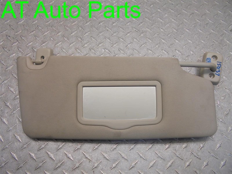 09 10 FORD F150 PASSENGER TAN SUN VISOR W/MIRROR 09 10 FORD F150 9L3Z1504104BA