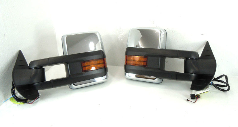 2008 Chevrolet Silverado 1500 Power Tow Door Mirror Pair Left Right Aftermarket