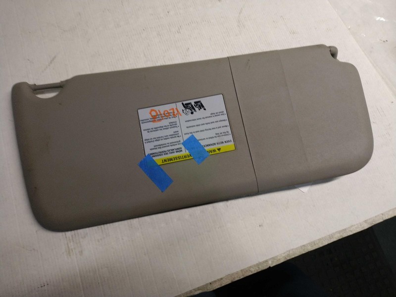 2015 Chevrolet City Express White Used Sun Visor OEM Part #54443 76K Miles