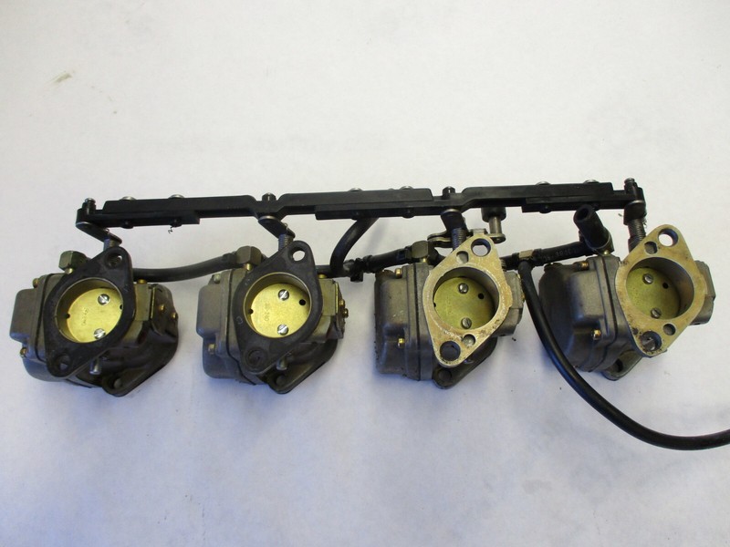 3301-9532A12 Set of 4 Carburetors for Mercury Mariner Outboards 3301-9532A13