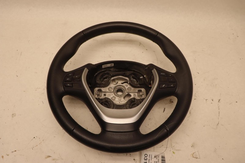2011-2013 BMW 335I DRIVER SIDE STEERING WHEEL BLACK W/ SWITCHES OEM