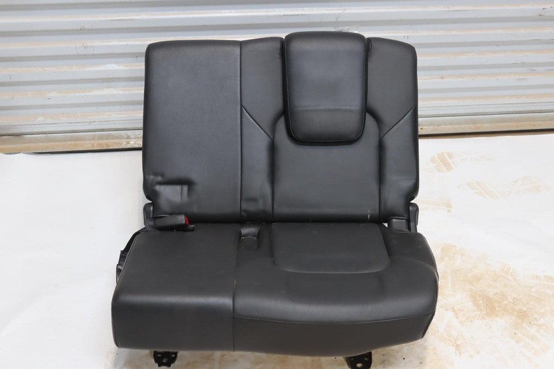 2011-2012 INFINITI QX56 REAR 3RD THIRD ROW LEFT SIDE SEAT COMPLETE LEATHER OEM