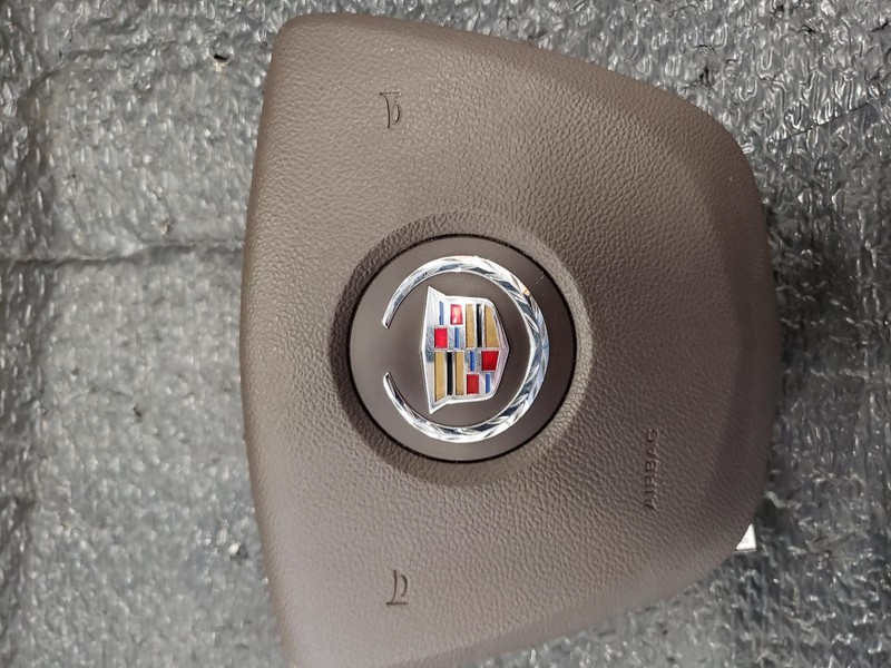 08 CADILLAC CTS Left driver steering wheel Air Bag brown OEM