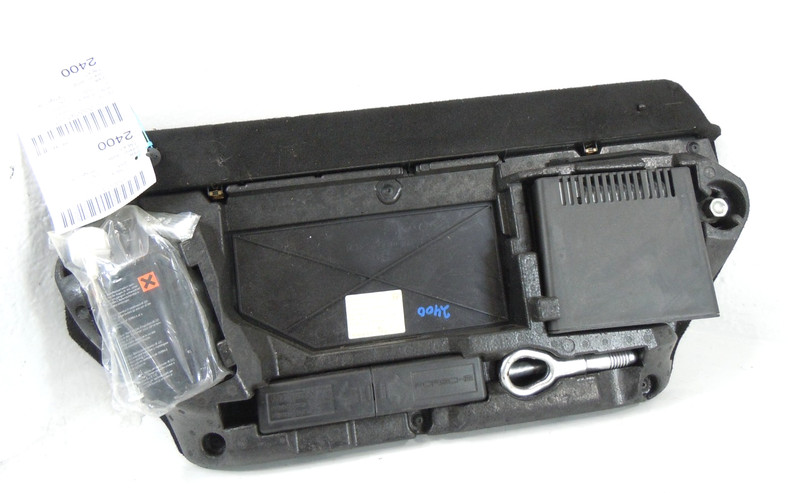 2005 05 Porsche Boxster 987 Trunk Spare Tire Air Compressor Tool Kit OEM