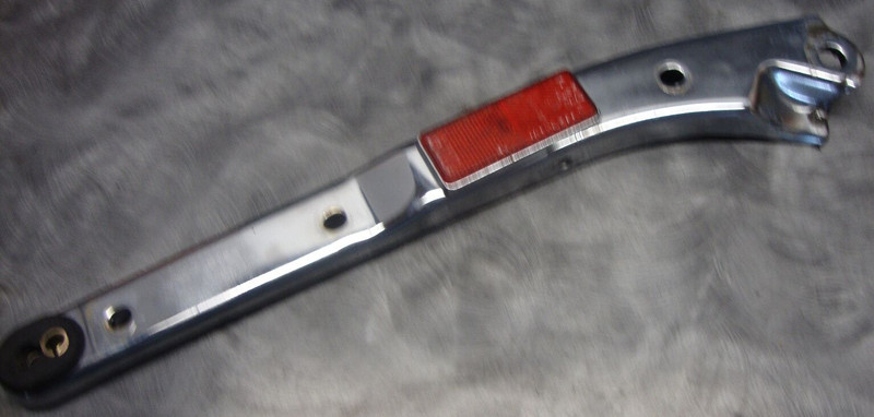 88 Honda Shadow VT1100 VT 1100 Rear Fender Chrome Cover Mount Rail Reflector L8