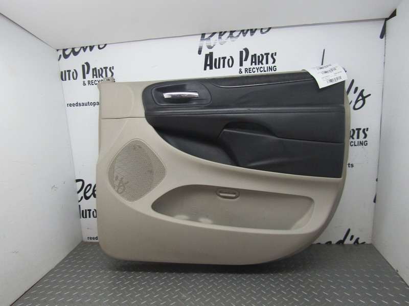 2012 Dodge Caravan Front Passenger Interior Door Panel Trim OEM Tan