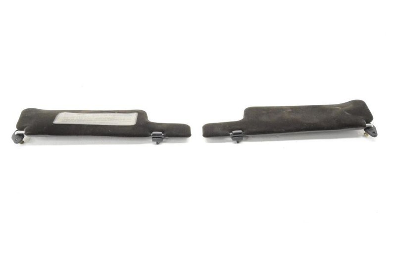 1984-1986 Nissan 300ZX Z31 2+0 Pair of Driver and Passenger Black Sun Visors