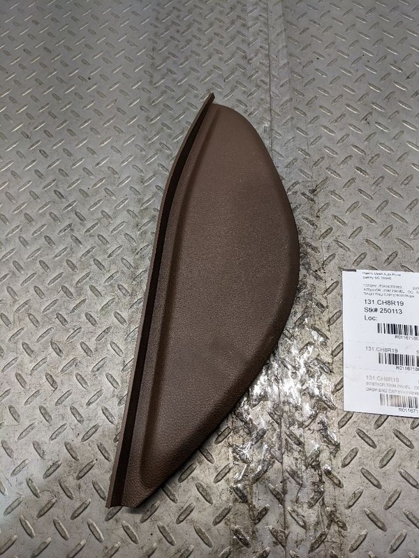 2019-2023 Dodge Ram 1500 Left Driver Dash End Cap BROWN1167186