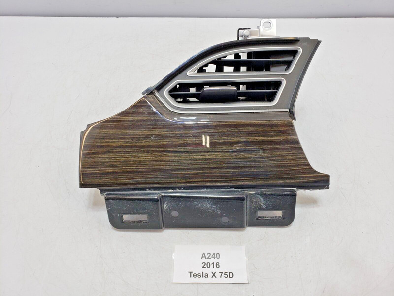 ✅ 2012-2020 OEM Tesla Model X Front Left Driver Side Dash Air Vent Grille Trim