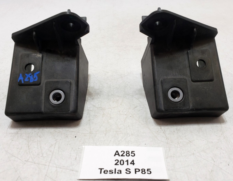 ✅ 2012-2016 OEM Tesla Model S Front Left Right Side Bumper Mount Bracket SET