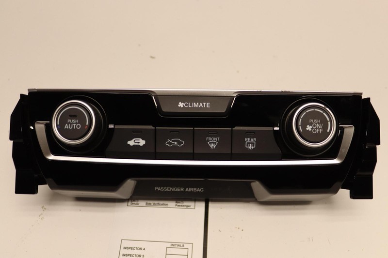 2020-2021 HONDA CIVIC SEDAN A/C HEATER CLIMATE TEMPERATURE CONTROL PANEL OEM