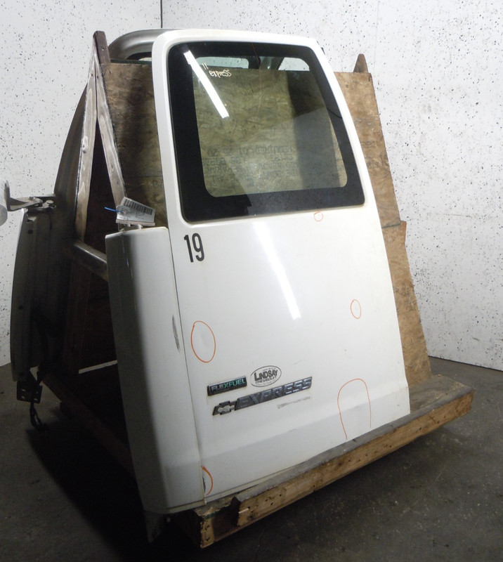 96-16 Chevrolet Express 3500 Rear Back Door Driver Left W/ Stationary Window OEM