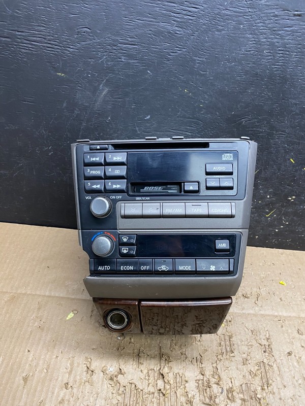 2000 to 2001 Infiniti i30 Bose Radio AM/FM Casette Climate Control W0002 DG