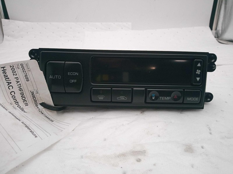 2002 Nissan Pathfinder A/C Selector Switch OEM Silver 275004W900 Used