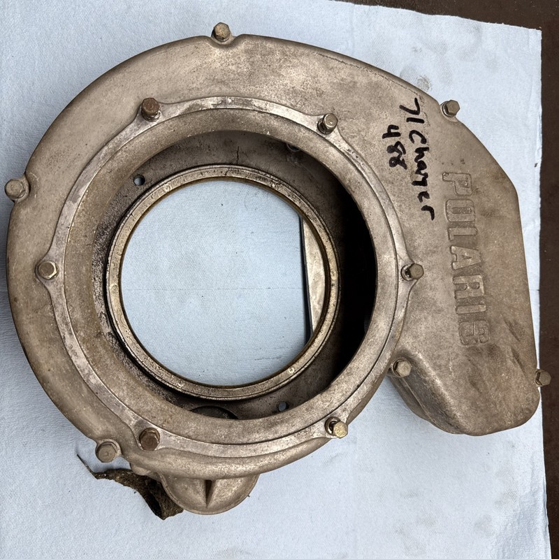 1971 Polaris Charger 488Vintage Snowmobile Motor side cover cooling shroud