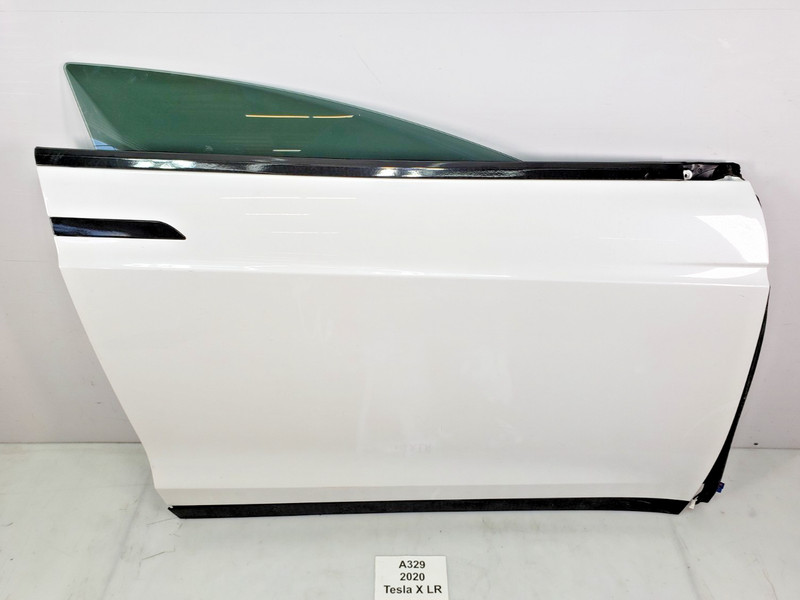 ✅16-20 OEM Tesla Model X Front Right Passenger Door Shell Panel White PPSW NOTE*