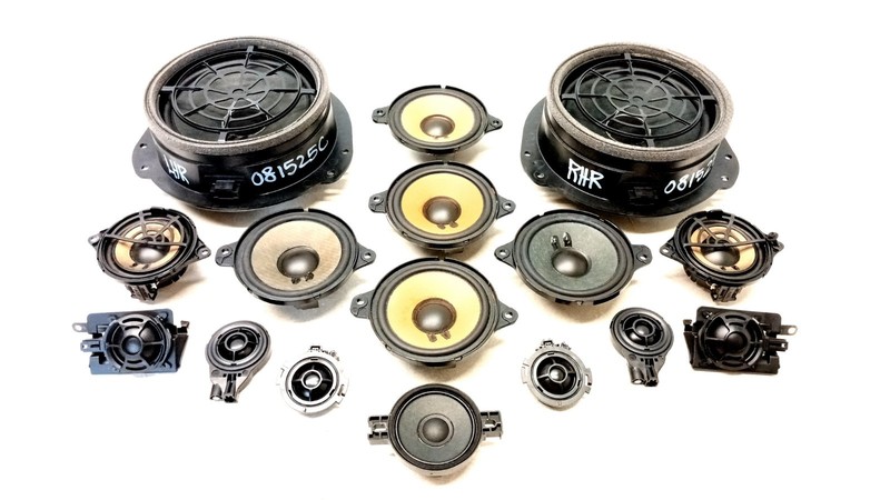 17-24 AUDI B9 A4 S4 DOOR TWEETER SPEAKER SUB SET FRONT REAR LEFT RIGHT OEM 08152