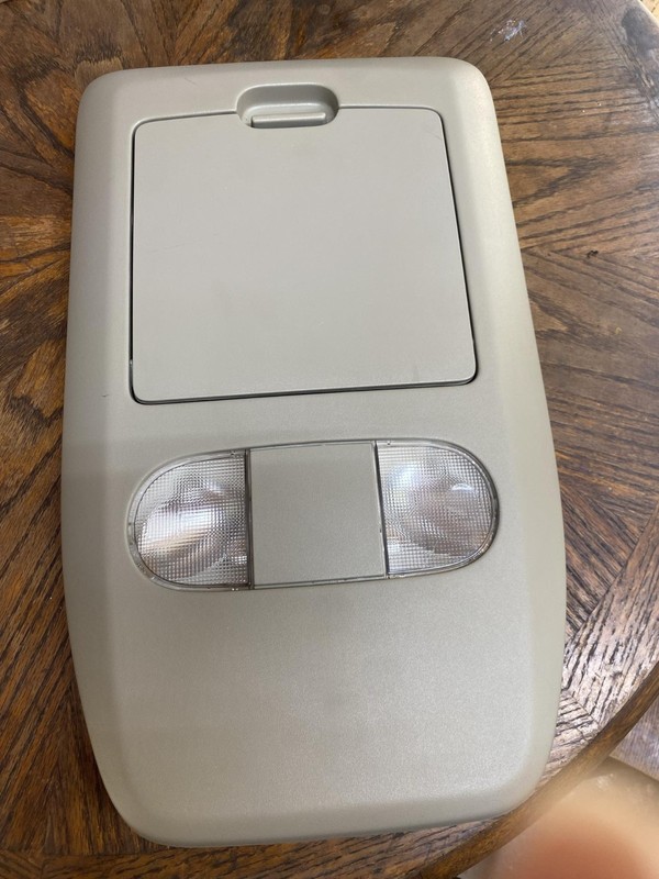 2004-2008 OEM Ford F-150 F150 Overhead Console Map Upper Dome Light Storage Gray