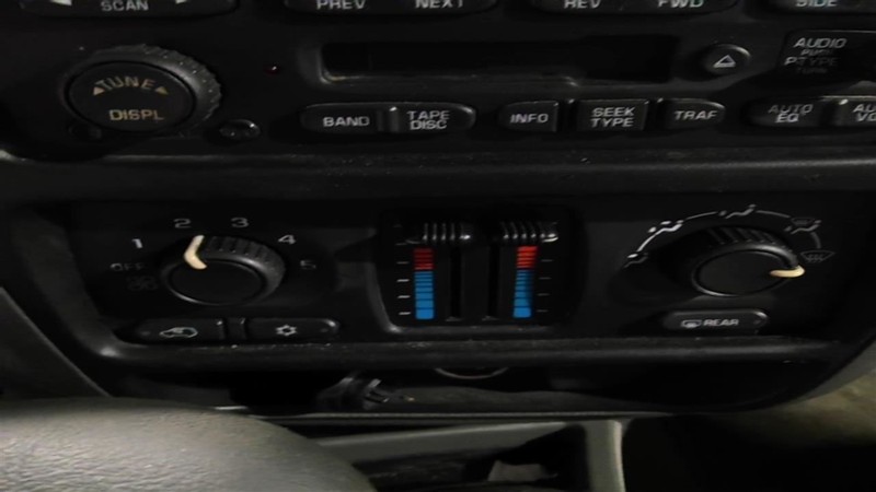Temperature Control Front Manual Opt CJ3 ID 10395426 Fits 03-09 ENVOY 3456263