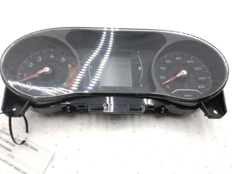 Used Speedometer Gauge fits: 2020 Jeep Compass cluster MPH 160 MPH 3.50`` displa