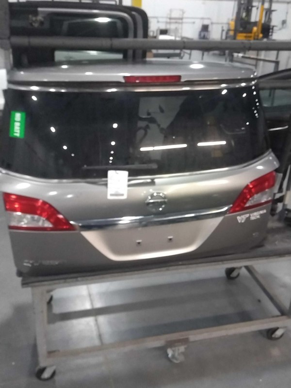 Used Deck Lid fits: 2012 Nissan Quest manual lift w/o rear view monitor Grade A
