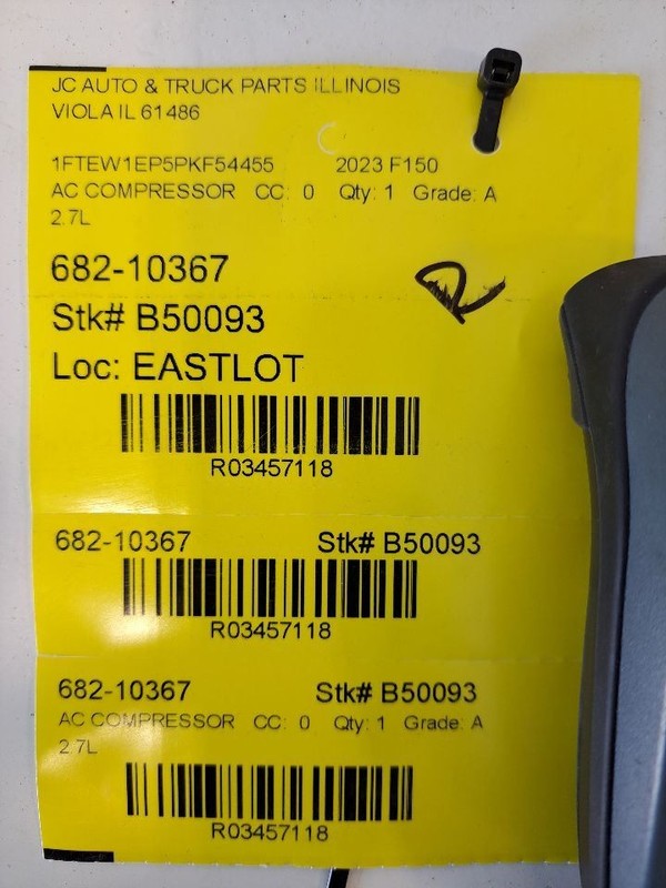 AC Compressor Turbo Fits 21-23 FORD F150 PICKUP 3457118