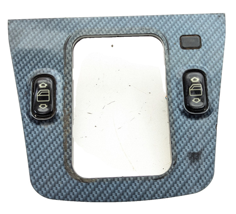 97-04 Mercedes R170 SLK230 Center Console Shifter Bezel Trim Cover BLUE