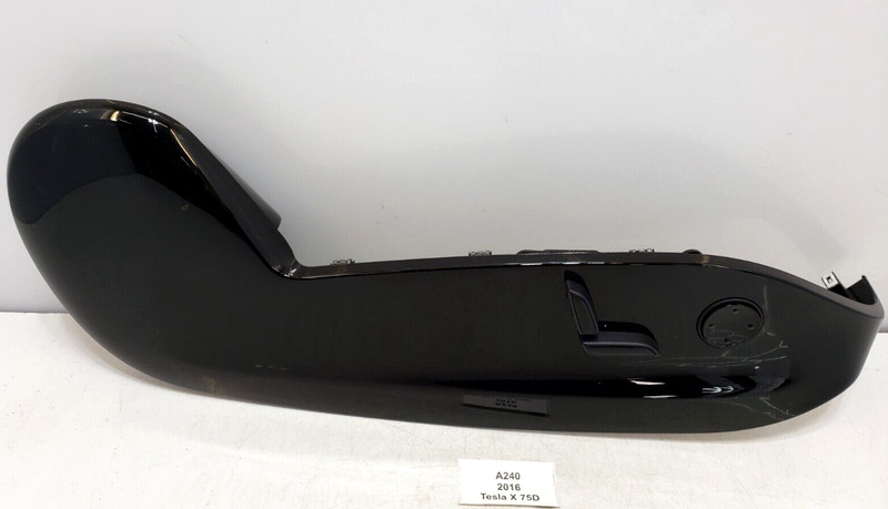 ✅ 16-20 OEM Tesla Model X Front Right Passenger Seat Switch Outer Cover Trim