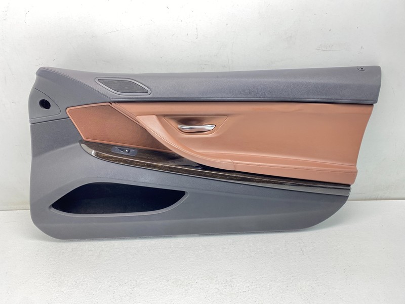 12-18 BMW F12 F13 640 650 Front Right Passenger Door Panel Leather Brown OEM✅