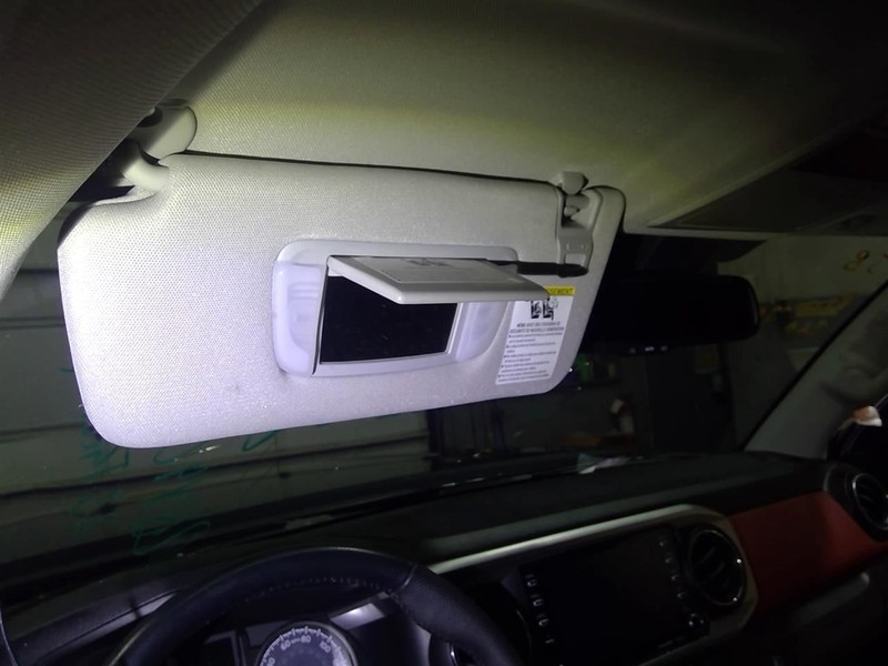 Driver Sun Visor Vanity Mirror With Illumination Fits 16-23 TACOMA 1780777