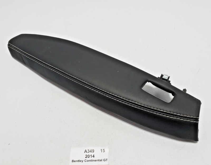 ✅ 12-18 OEM Bentley Continental GT Rear Left Driver Armrest Door Leather Trim