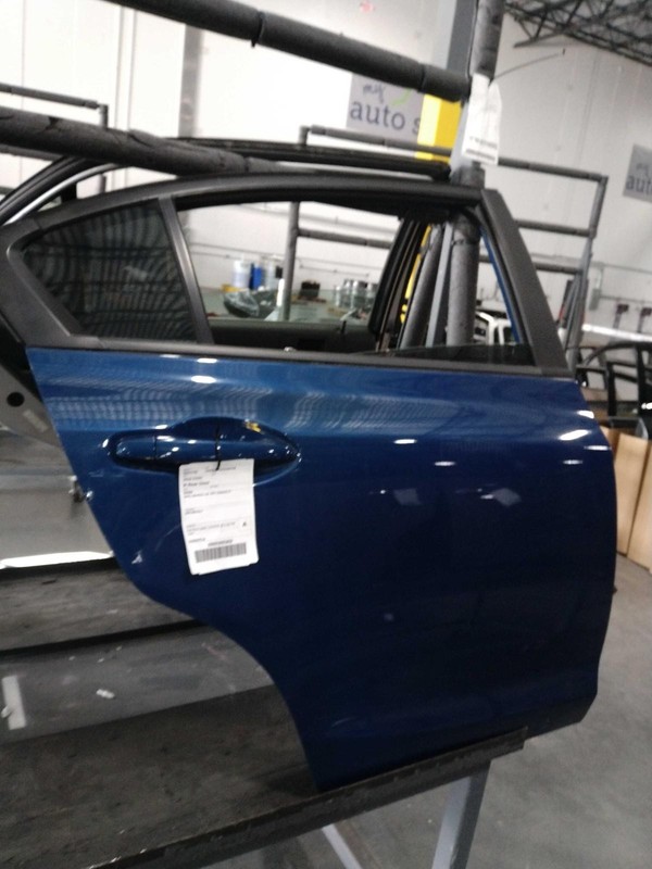 2015 Honda Civic Right Rear Door Blue 331332 Used 108k Miles OEM
