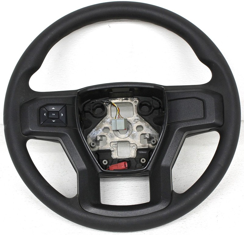 OEM Black Poly Steering Wheel For Ford F150, FL3Z-3600-AA, Minor Marks