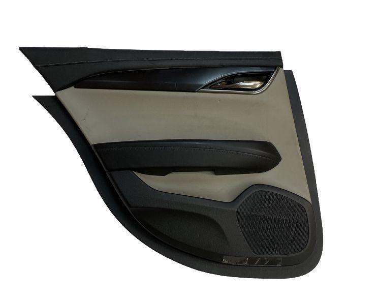 15 18 CADILLAC ATS SDN REAR LEFT DOOR TRIM PANEL BLACK/GRAY 23333360