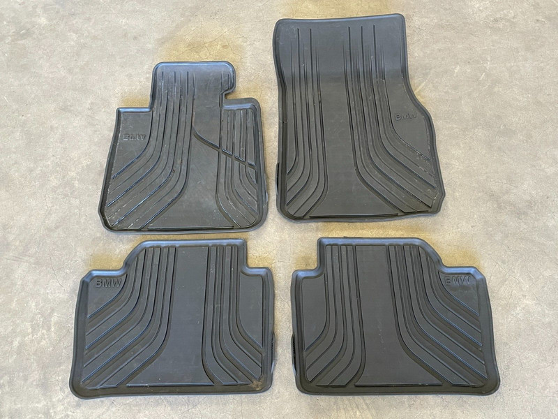 17 18 19 BMW G30 540i 530i Front Rear Left Right Floor Rubber Mat Set 1401 OEM