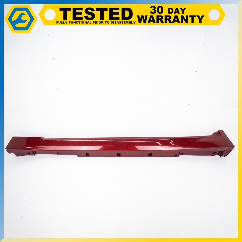 14-17 INFINITI Q50 LEFT DRIVER SIDE SKIRT ROCKER PANEL COVER MOLDING Red NAH OEM