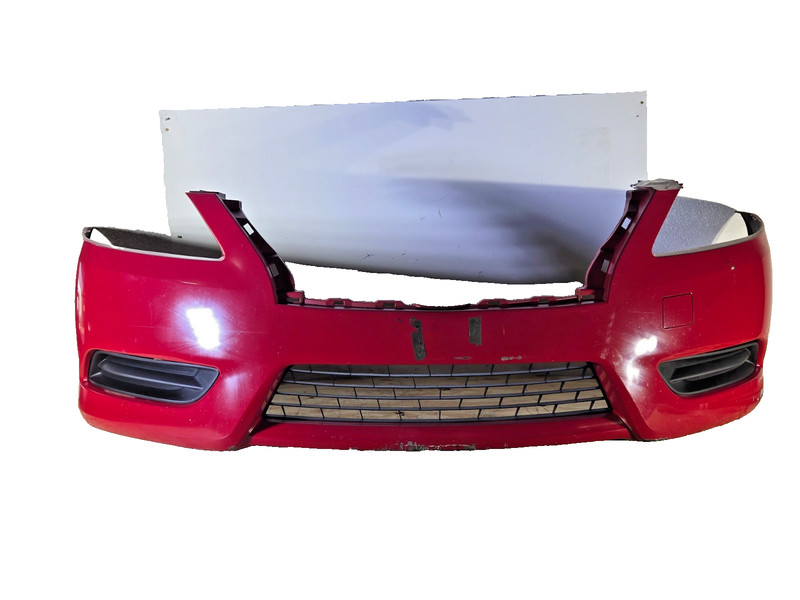 2013 2016 Nissan Sentra SR Front Bumper Cover W Fog Cover & Lower Grille OEM x