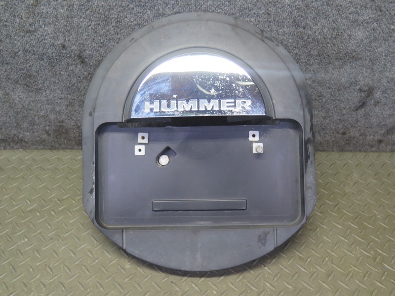 2005-2009 HUMMER H2 REAR LICENSE PLATE MOUNT SPARE TIRE TAG
