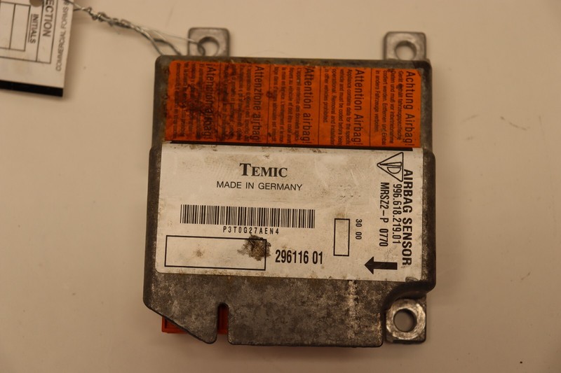 1998-2004 PORSCHE BOXSTER CENTER CONSOLE AIR BAG SRS CONTROL MODULE OEM