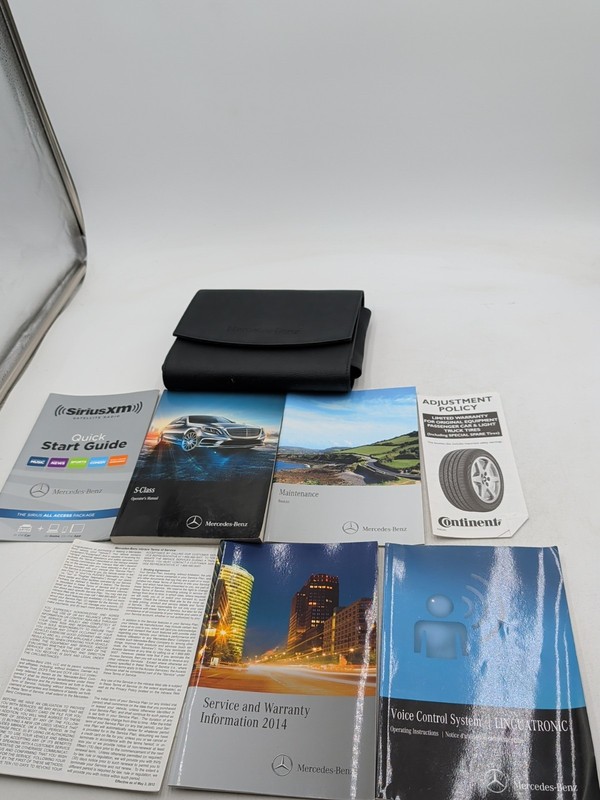 2014 MERCEDES BENZ S CLASS S 550S 550 4MATIC S 63 AMG OWNERS MANUAL
