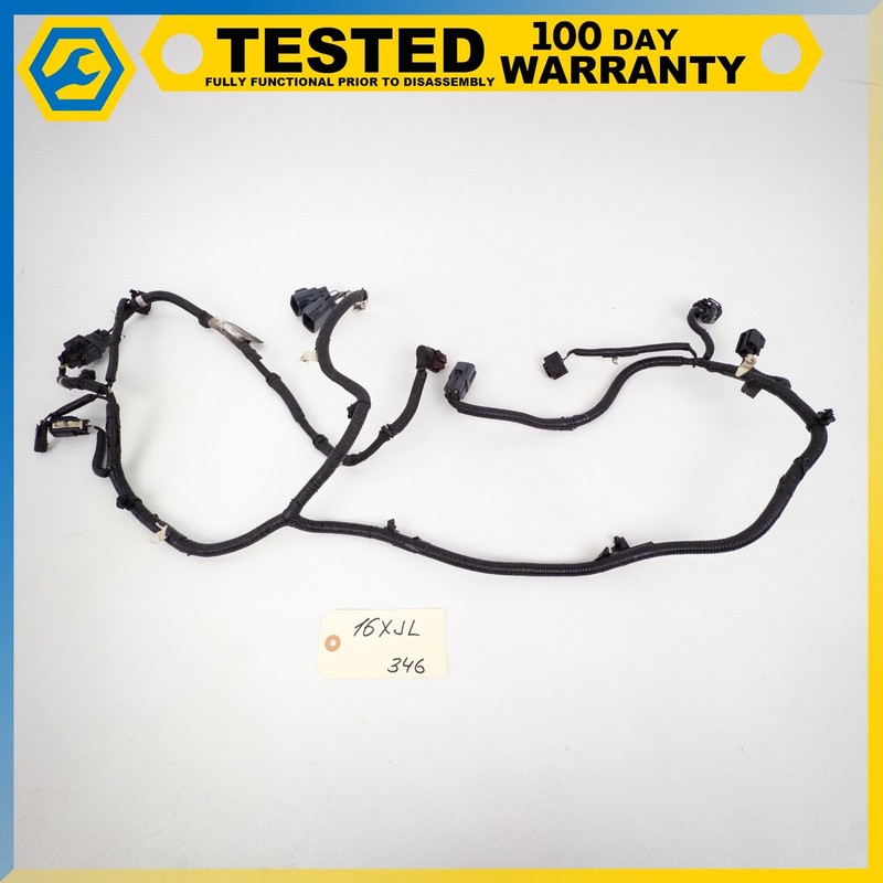 15-19 JAGUAR XJ LEFT & RIGHT SIDE PARKING BRAKE ACTUATOR WIRE HARNESS SET OEM
