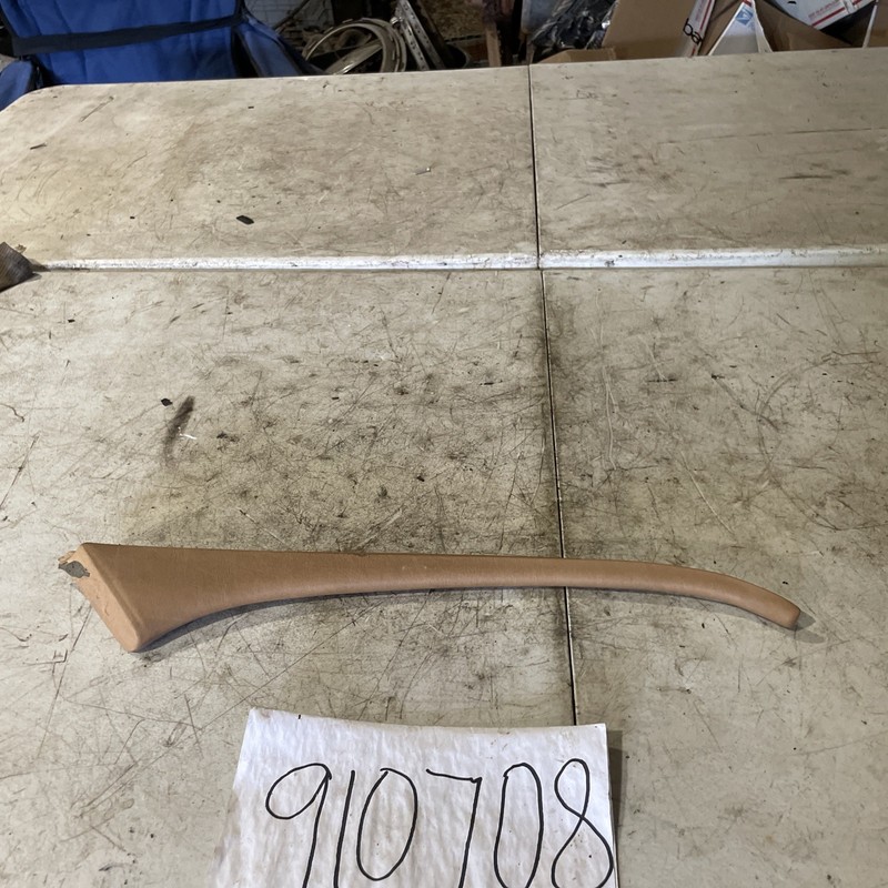 1986-1991 Mercedes W126 420SEL Rear Left Door Window Panel Trim OEM